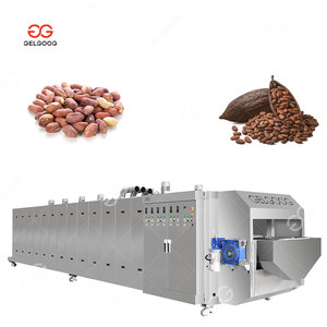 Torneira elétrica de cacao, assadeira e chaleira de almeira elétrica para secagem de camarão em gás