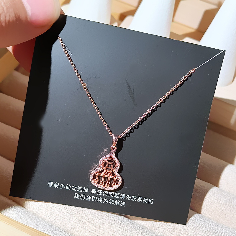 Boulier gourde en or rose