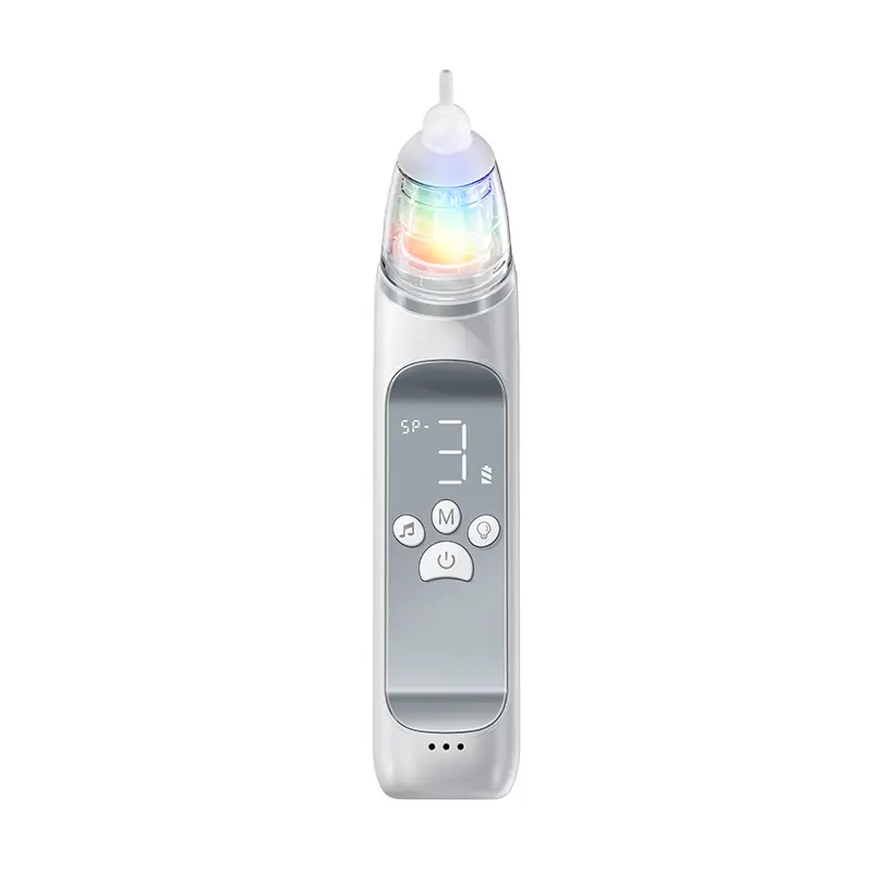 Aspirador Nasal eléctrico para niños pequeños, succionador de mocos con música y función calmante