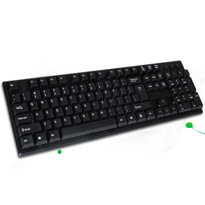 Teclado Y ratón ergonómico para ordenador, juego de mesa de oficina con cable Y llave - Product Image 3