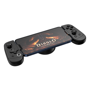 モバイルゲームコントローラーIOS用ミニジョイスティックゲームハンドルグリップコントローラーロッカージョイパッド折りたたみ式スタンドホルダー携帯電話用 - Product Image 1