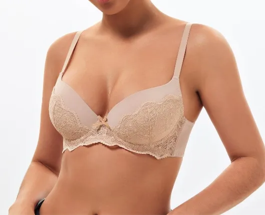 2024 Chất Lượng Cao Phụ Nữ Sexy Áo Ngực Đầy Đủ Ren Áo Ngực Đẹp Vai Dây Đeo Độn Bralete Dành Cho Phụ Nữ