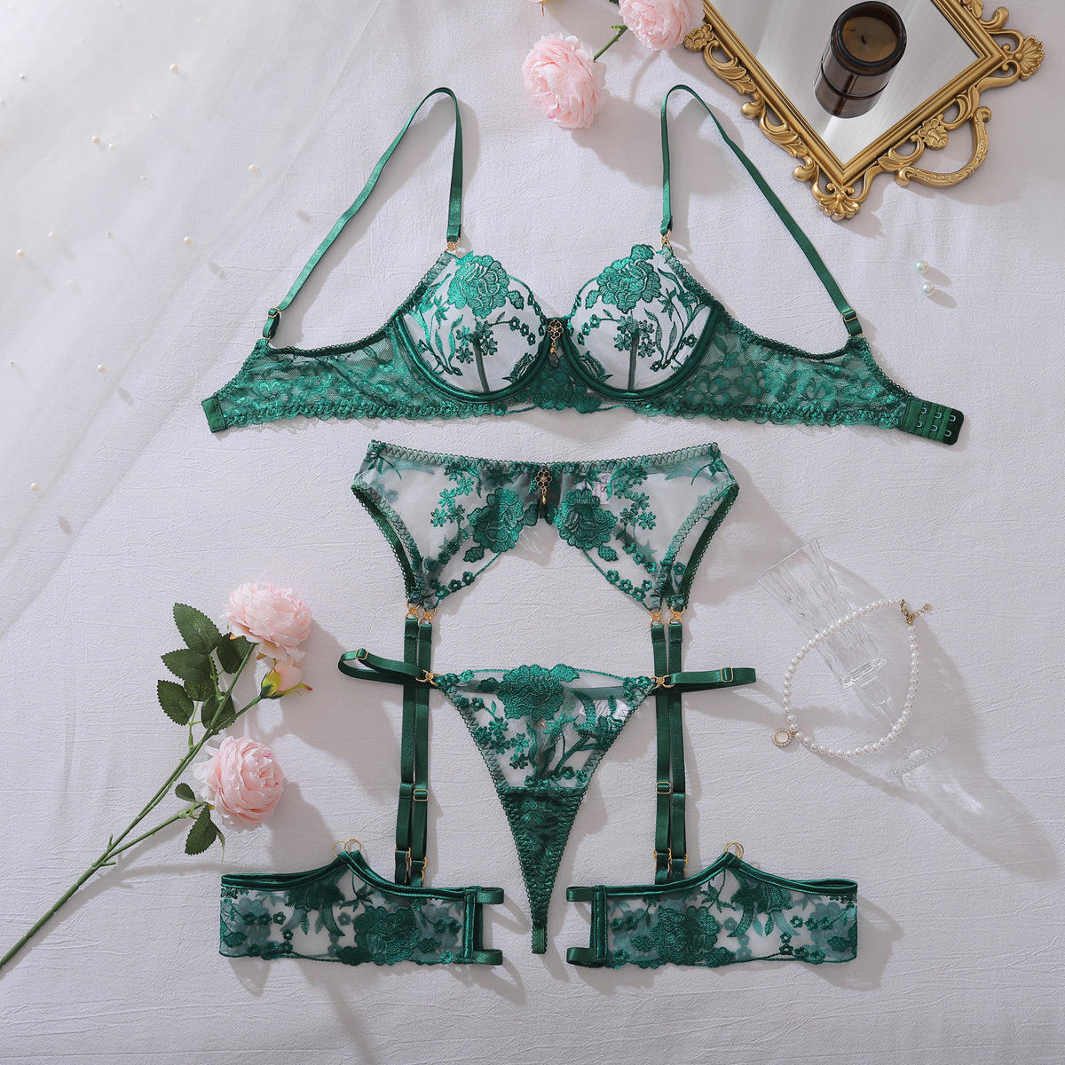 Vert-sans paillettes