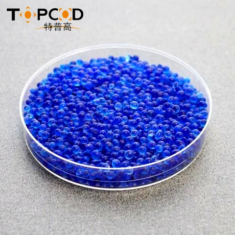 Aquablue India Indiquant des perles de silicone colorables Procédure naturelle Fabrication de gel de silice bleu au meilleur prix