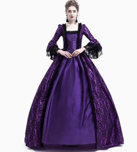 Purple European Size without bustle