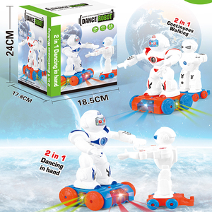 MJ oyuncak robotlar Robocop elektronik deli robotlar B/O Robot oyuncaklar ışık ve müzik ile çocuklar için - Product Image 6