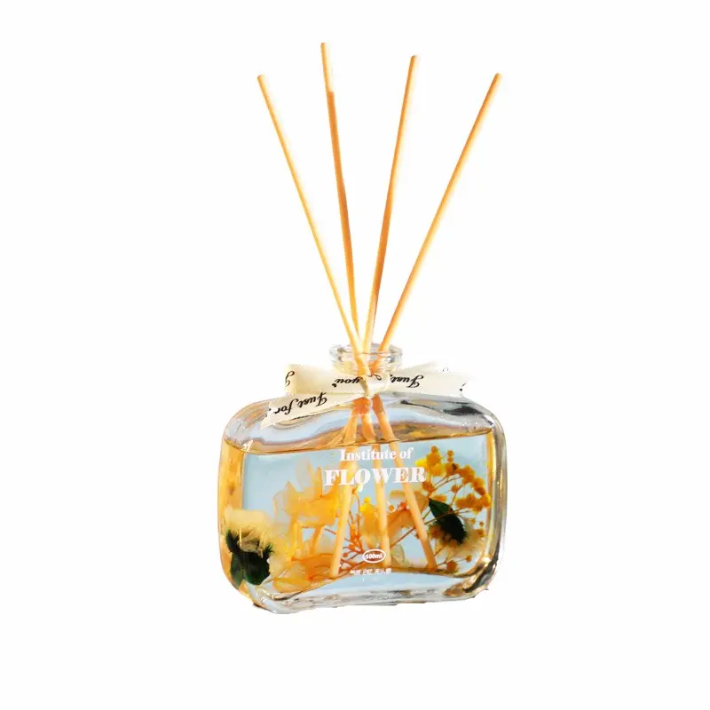 Private Label Home Geur Vloeibare Luchtverfrissers Aromatherapie Reed Diffuser Met Glazen Fles Voor Kamer Deodorant En Cadeau Gebruik