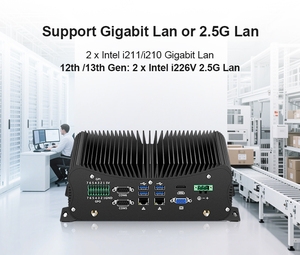 Intel Core I3 I5 I7 Embedded Industrial <strong>PC</strong> 6 RS232 I211 Dual Gigabit Network Fanless Industrial <strong>Pc</strong> with Digital <strong>Input</strong> <strong>Output</strong> - Product Image 3
