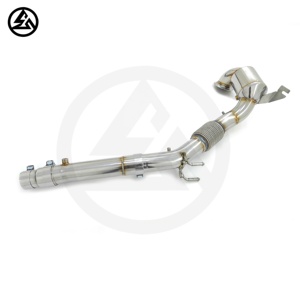 ODM CSZ ประสิทธิภาพกีฬา Cat Downpipe สําหรับ VW GOLF8 GTI MK8 2.0T 2020-2023 SS304 ท่อไอเสียท่อระบบไอเสีย - Product Image 3