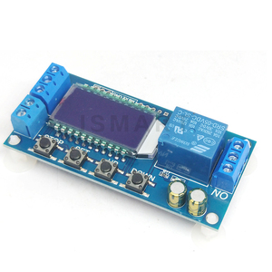 6-30V mikro USB dijital LCD ekran zaman geciktirme rölesi modülü kontrol zamanlayıcı anahtarı tetik döngüsü modülü XY-LJ02