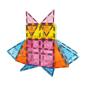 48 pcs 3d磁性积木彩色婴儿玩具成人幼儿安全磁性积木瓷砖 - Product Image 5