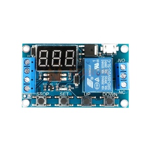 DC 6V~30V Multifunktion Trigger-Verzögerungs-Zeitmodul Schaltersteuerung Relais Zyklus Timer Ziffern-LED-Anzeige Micro-USB 5V - Product Image 1