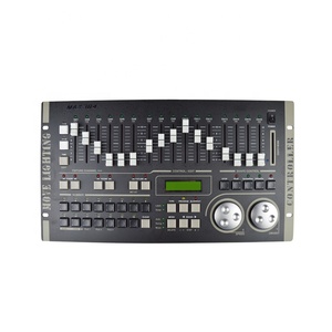 MAX384 DMX 512คอนโซลเวทีแสง RGBW ดิสโก้คอนโซลย้ายหัวควบคุมไฟ LED สำหรับเวทีดิสโก้