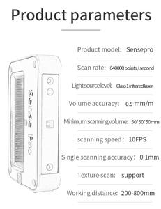 Doğrudan satış REVOPOINT SENSEPRO 3D tarayıcı USB arayüzü çevre dostu malzemeler stok ürün - Product Image 6
