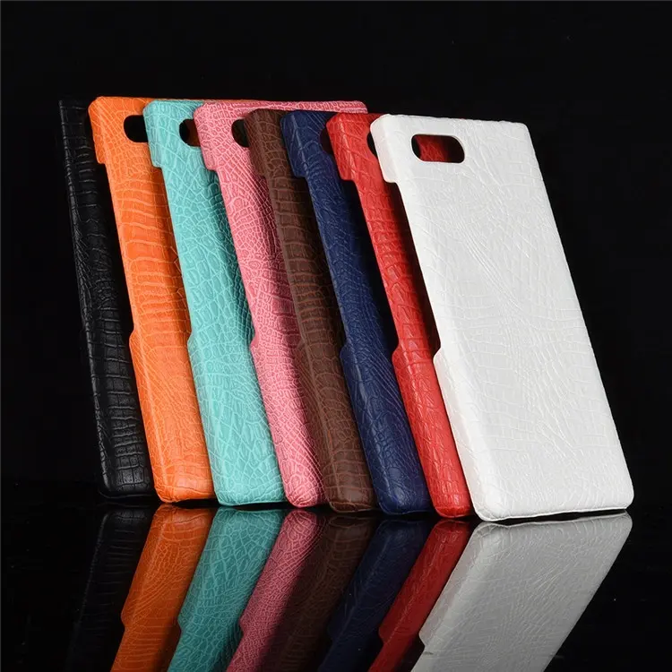 Saiboro Terbaru Shock Proof Pc Buaya Keras Ponsel Kembali Caver Case untuk Blackberry Key2, case untuk Blackberry Kunci 2