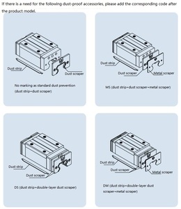 Guía lineal en miniatura Bloque de guía de movimiento lineal Riel de guía lineal para talleres de reparación de maquinaria de planta de fabricación - Product Image 6