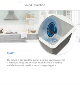 Topmount Granite thạch anh cát thanh chìm tàu nhỏ gọn chìm cho nhà bếp hoặc phòng tắm - Product Image 3