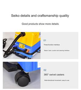 GR10S Steam version 2600W Steam Cleaner 10L Dual <strong>Tank</strong> 180&deg;C High Temp For Mattress Curtain Carpet Deep Sanitization - Product Image 2