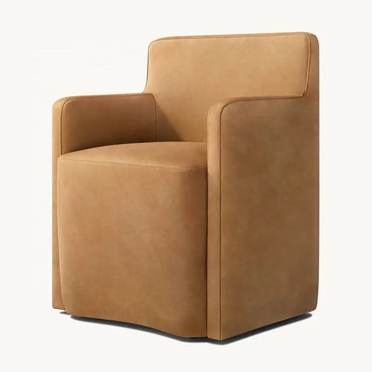 Meados do século moderno jantar cadeira alta qualidade do falso couro clássico jantar cadeira