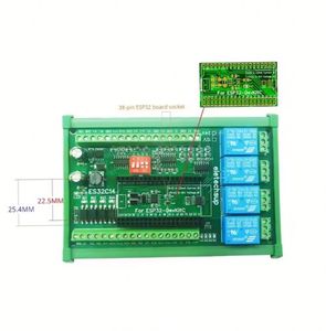 Dc 12v 24v Esp32拡張ボードEs32c14モジュールArduino Plc Smart Home Iot DiyデジタルアナログDac Adc Io Wifiリレースイッチ - Product Image 1