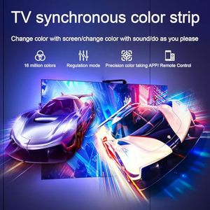 3.8 m5m RGB SMD5050 30LED USB Smart App Control telecomando cambio colore schermo sincronizzazione TV LED striscia di retroilluminazione - Product Image 5