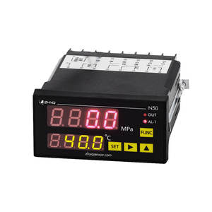 เครื่องควบคุมอุณหภูมิพร้อมแสดงอุณหภูมิและมาตรวัดความดันที่แสดงสัญญาณเตือน - Product Image 1