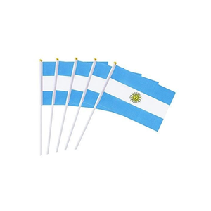 Wholesale Mini Polyester Hand Held Sport <strong>Cheer</strong> <strong>Flags</strong> Small <strong>Flag</strong> Waving From Factory - Product Image 6