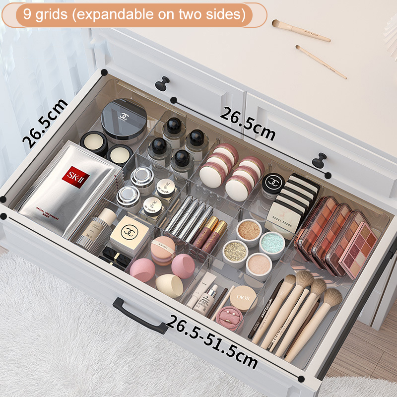 Blanc-9 grilles (extensible sur deux côtés)
