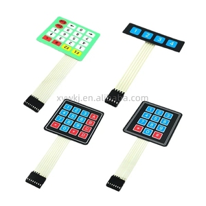 Yixing micro 1*4 3*4 4*4 4*5 Matrix Array/Matrix-Tastatur 16-Tasten-Membranschalter Tastatur für Arduino 1x4 3x4 4x4 4x5 - Product Image 1