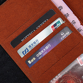 Inserto de tarjeta A5 Funda de cuero Bolsillo Hebilla magnética Cuero Diario personalizado Multifunción Bloc de notas de negocios Cuaderno con hebilla - Product Image 4