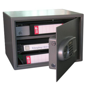 Caja DE SEGURIDAD ignífuga de doble seguridad con cerradura de llave y código eléctrico, caja de seguridad con alarma anormal para oficina, hotel o habitación de hotel - Product Image 4