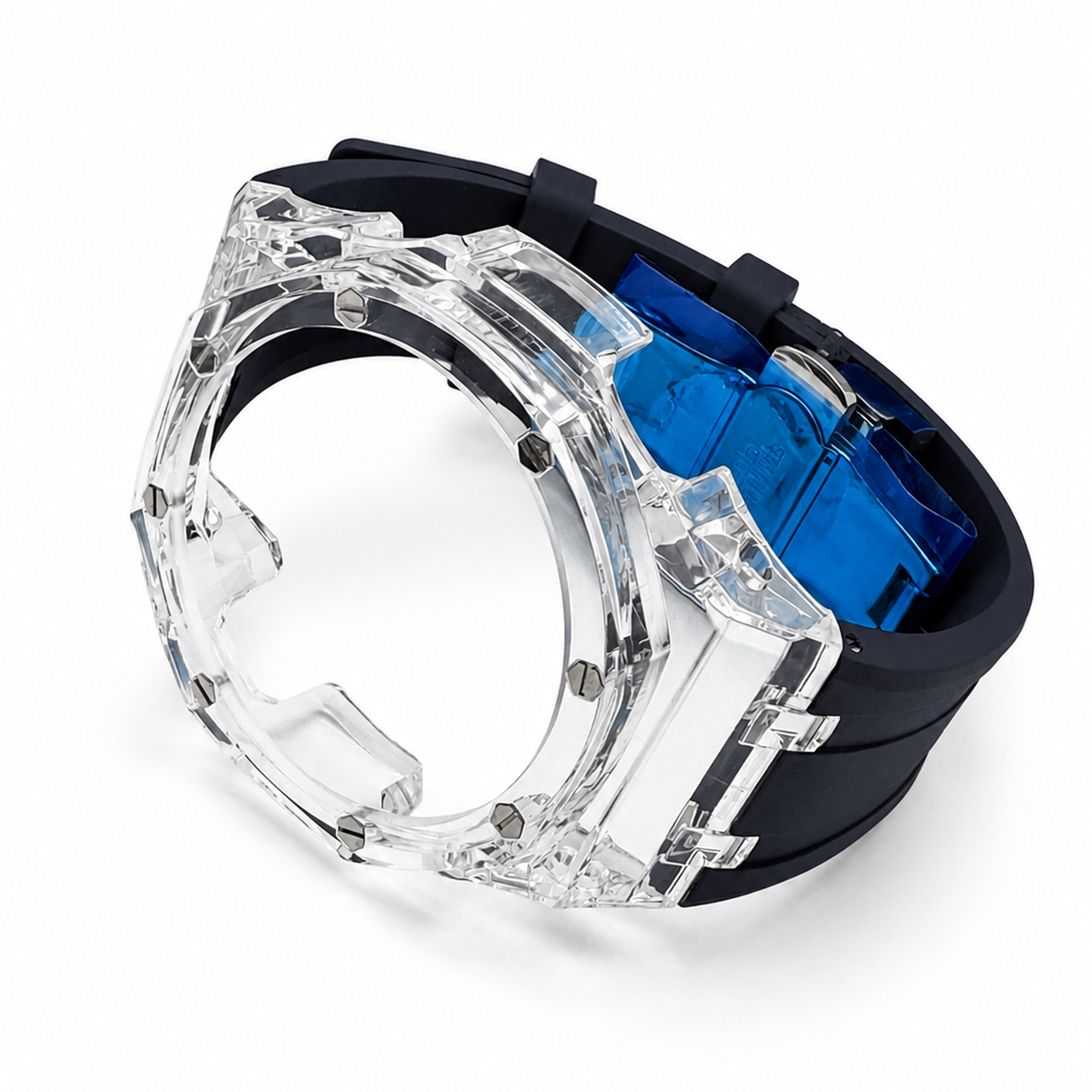 Boîtier transparent Bracelet noir