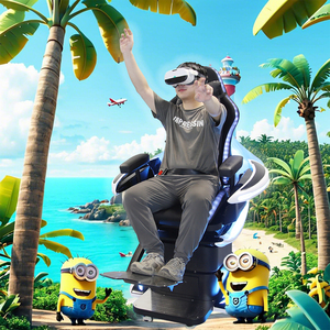 YHY 9D VR 360 Degree Rotation Gaming Simulator Machine Vr Play <strong>Virtual</strong> Reality Simulator 9D Vr Chair Game <strong>Center</strong> - Product Image 5