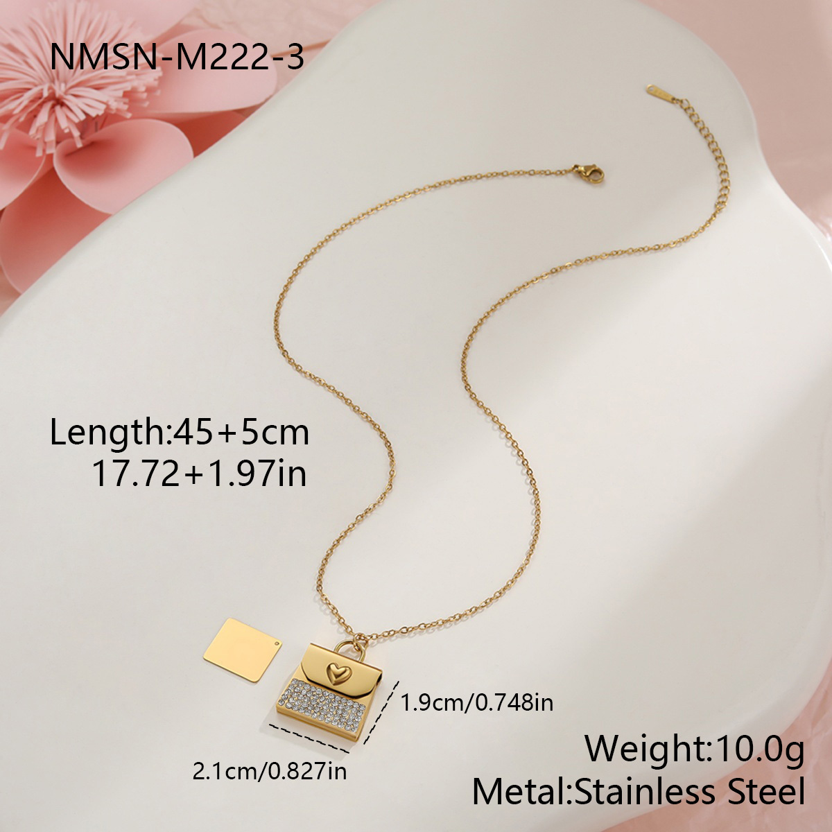 Borsa dorata NMSN-M222-3