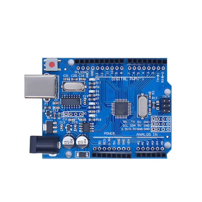 ATMEGA328P-Au SMD CH340 Version améliorée MCU R3 carte de développement puce microcontrôleur module étudiant bricolage kit d'étude