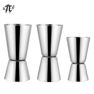 Nhật Bản Phong Cách Thép Không Gỉ Đôi Bên Tái Sử Dụng Cocktail <span class=keywords><strong>Jigger</strong></span> Mỏng Thanh Công Cụ Với Ml/Oz Quy Mô Cho Whiskey Đồ Uống Khác - Product Image 3