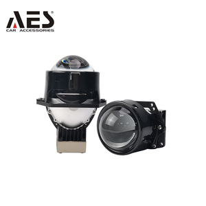 Bi โปรเจคเตอร์ LED เทอร์โบ AES ชิปคู่ LED 6000K เลนส์ไฟหน้ารถสำหรับ HB3 HB4 H7ระบบไฟอัตโนมัติ H11 - Product Image 1