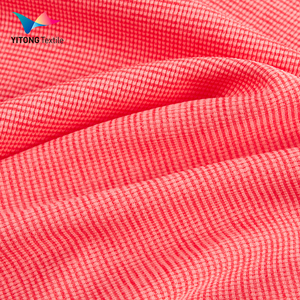 Spor t-shirt için ücretsiz örnek dry-fit örgü Polyester örgü kumaş 100% Polyester kumaş