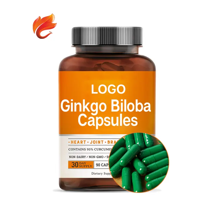 Natuurlijke Ginkgo Biloba Extract Supplement 500Mg Zachte Capsule