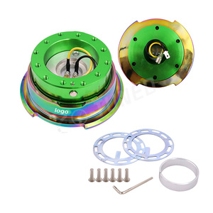 JDM yeni yüksek performanslı top kilit direksiyon NR * Logo yarış modifiye Styling ile hızlı yayın evrensel - Product Image 2