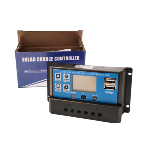 PWM 12V 24V Solar laderegler 10A mit LCD-Display 2 USB - Product Image 1