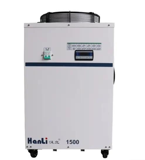 HANLI 1.5KW 2KW 3KW Water Cooling Chillers Fiber Laser Cutting Machine Water Chiller