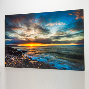 Wholesale Custom High Resolution City Night Hd Matte Glossy Digital Photo <strong>Design</strong> Metal Print <strong>Art</strong>