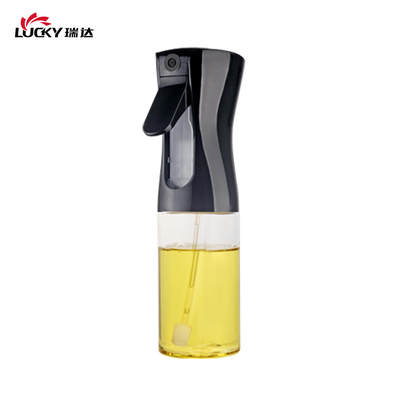 200ml plastic black+transparent