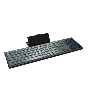 Teclado inalámbrico multidispositivo de 76 teclas para tableta, teléfono, portátil, portátil, 2,4G/teclado inalámbrico Bluetooth