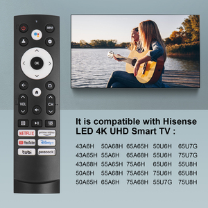 Telecomando TV a infrarossi compatibile con tutti gli Hisense 4K lued HDUHD Android Smart TV telecomando per Hisense - Product Image 2