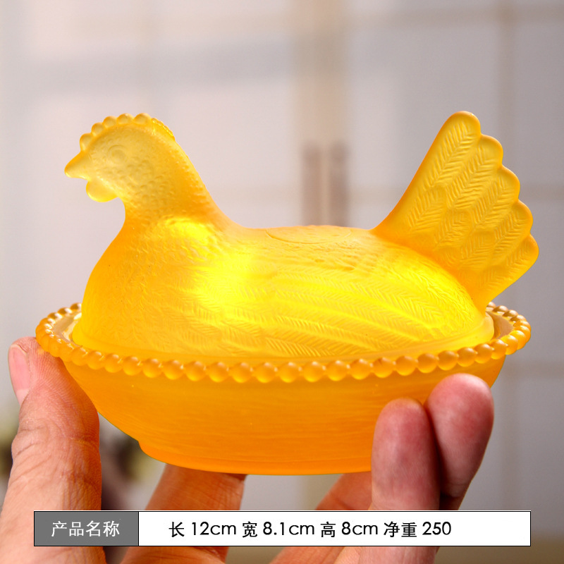 Piccolo giallo glassato di gallina