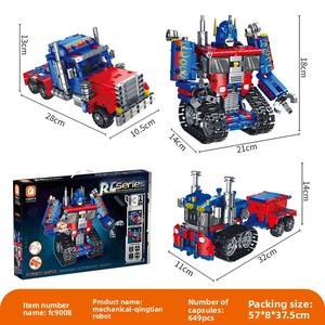 Robot telecomandato FC9007-9008 modello intellettuale di Kidsren Robot meccanico in plastica assemblato - Product Image 4