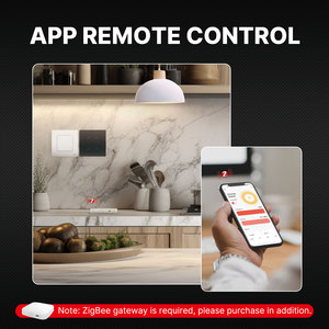 MOES yıldız halka ZigBee akıllı Dimmer anahtarı işık karartma Alexa Google ev kısılabilir 1-3Gang ile çalışmak - Product Image 5