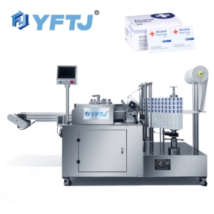 Macchina per la produzione di tampone tampone per la preparazione di alcol ad alta velocità con Servo automatico - Product Image 1
